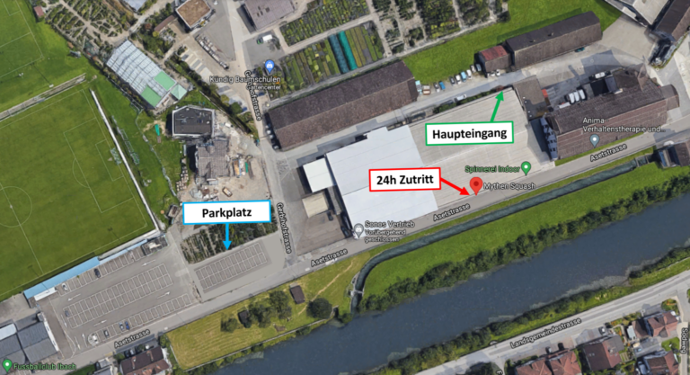 MythenSquash Lageplan